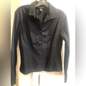Harold’s Vintage long Sleeve black Blouse Women’s size 6